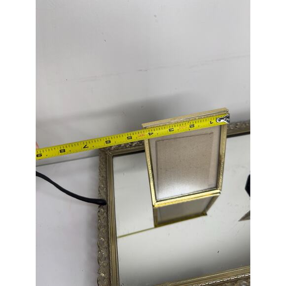 Set of Two Vintage Gold Metal Frames, Small Gold Filigree Frame - Picture 8 of 10